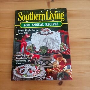 Vintage Southern Living 2001 Annual Recipes 368 Page Hardcover Cookbook